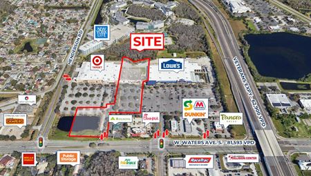 Retail space for Sale at 6277-6285 West Waters Avenue in Tampa