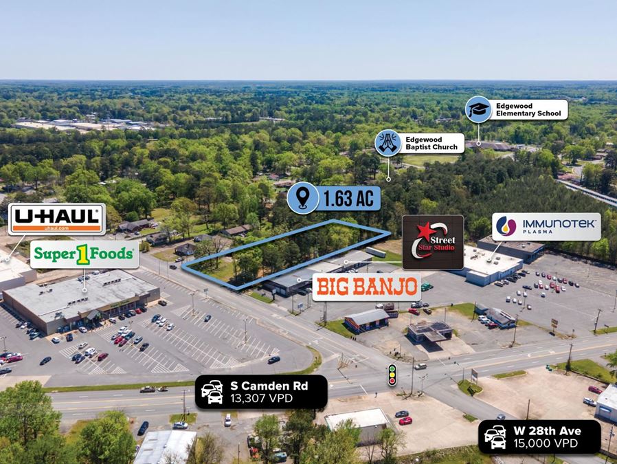 $1 Auction – 1.63 AC Commercial Land Parcel | 15K VPD Traffic Count