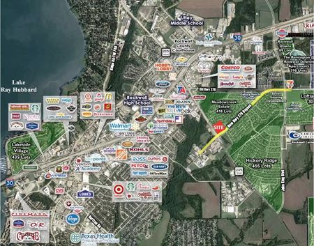 VacantLand space for Sale at NEQ S. Goliad @ Hwy 276 Bypass in Rockwall