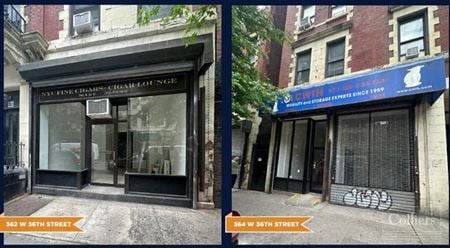 Retail space for Rent at 362-364  W 36th St. in New York