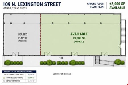 Retail space for Rent at 109 N Lexington St in Manor