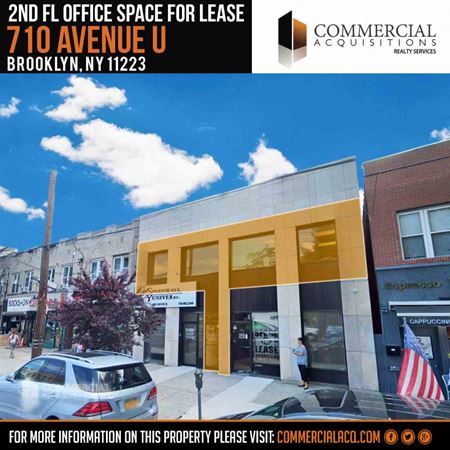2nd Floor Office Space for Lease - 710 Avenue U - Brooklyn
