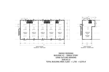 Retail space for Rent at Indigo Crossing Buildings 1 & 2 @ Garden City Connector in Murrells Inlet