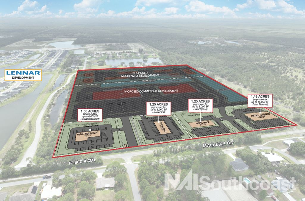 ±1.25 to 1.5 Acre Commercial Sites