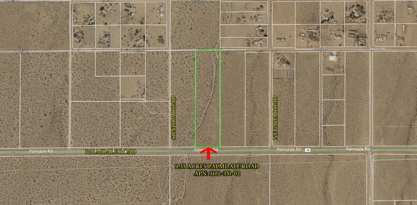 9.35 Acres Palmdale Road