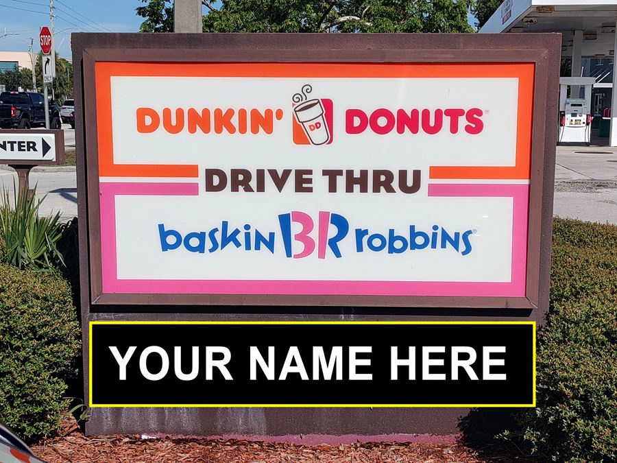 Freestanding Retail Shared with Dunkin Donuts