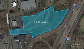 ±13 acres with excellent I-91 visibility
