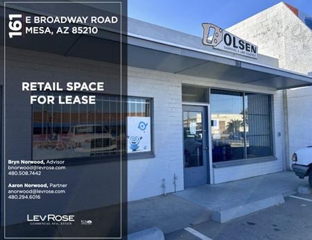 Retail space for Rent at 161 East Broadway Road in Mesa