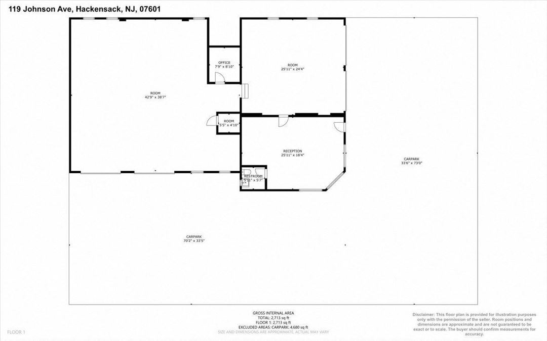 2,974 SF Hackensack Industrial Gem: Auto Repair/Flex Building w/ 3 Drive-In Doors