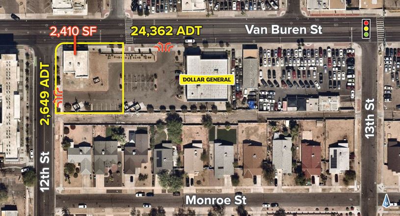 SEC 12th St & Van Buren 