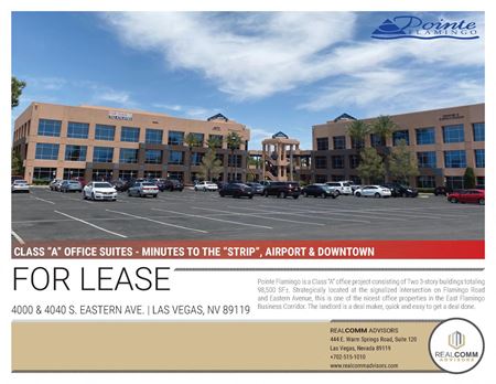 Office space for Rent at 4000 South Eastern Avenue in Las Vegas