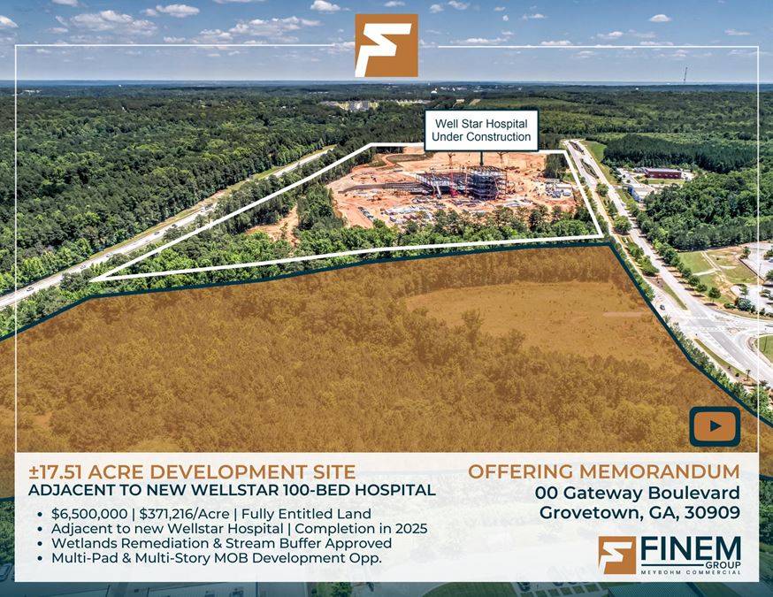 ±17.51 Ac Medical Office Development Site