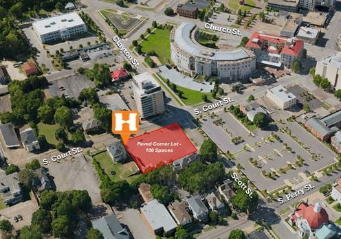 401 S. Court St. - 33,707 SF Paved Corner Lot Downtown Montgomery