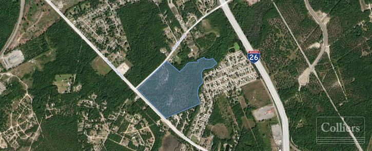 ±51-Acre Industrial Development Tract for Sale at Old Wire Road and Charleston Highway