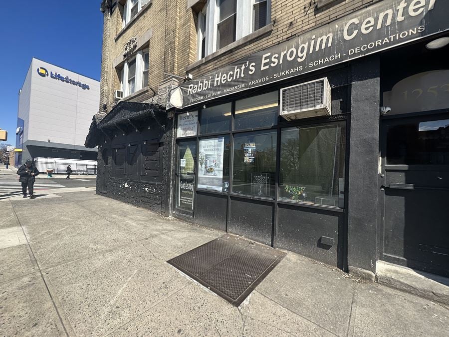 2,300 SF | 1251 Coney Island Avenue | Prime Corner Location With A Private Parking Lot for Lease