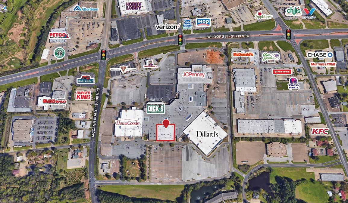 $272K NOI | 81% Occupied Retail | Texas | Longview Mall Adjacent