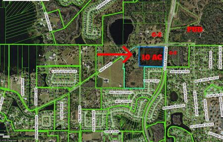 PRIME 10 AC CORNER COMMERCIAL REZONE LAND OPPORTUNITY at the corner of Hale Road and Colliers Parkway - Land O' Lakes
