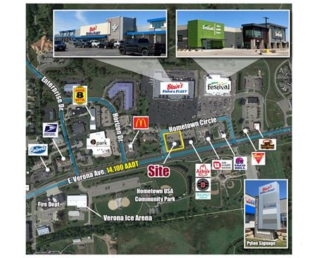 Retail space for Rent at 611 Hometown Circle in Verona