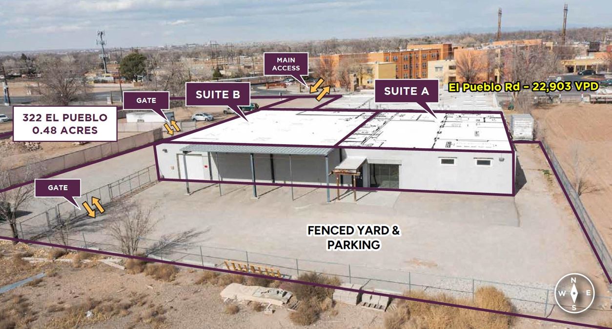 Los Ranchos Retail/Office/Yard