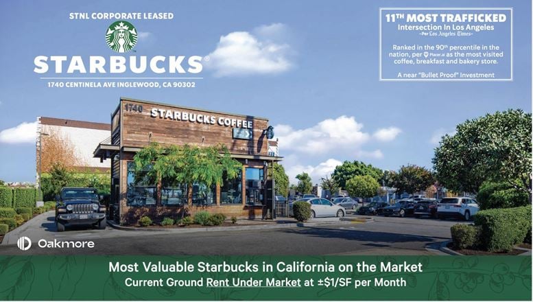 Starbucks STNL-11th Most Trafficked Corner in LA