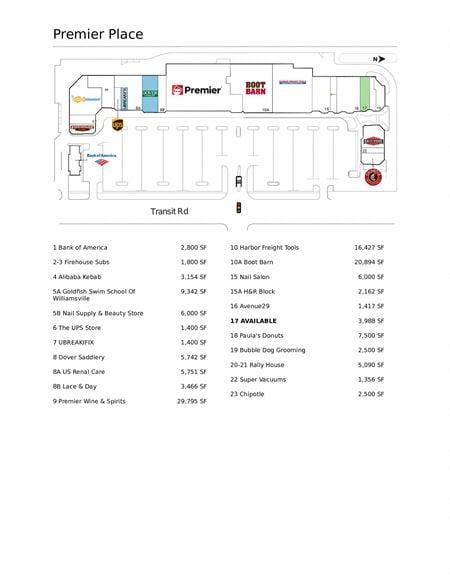Retail space for Rent at 7864-8020 Transit Rd in Williamsville
