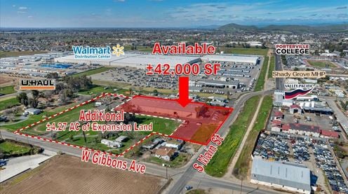 Freestanding Heavy Industrial Building w/ Office/Showroom on ±6.55 AC