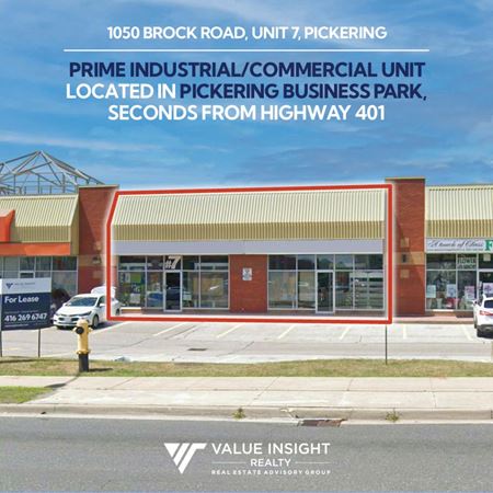 Retail space for Rent at 1050 Brock Road in Pickering