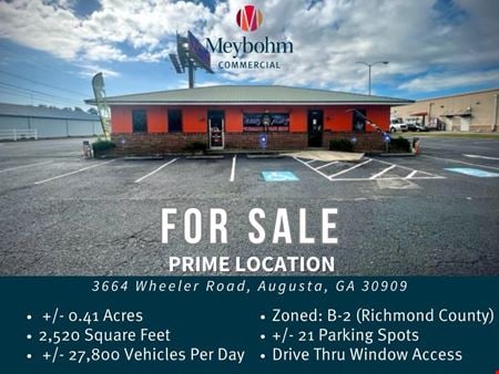 Retail space for Sale at 3664 Wheeler Rd in Augusta
