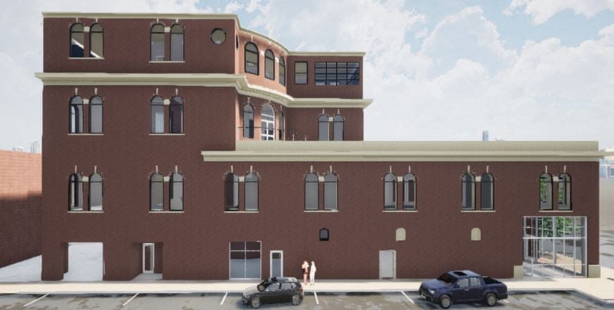 230, 232 E. Main Street, 102 and 106 S. Crawford