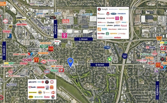 Retail space for Rent at 12775 Q St in Omaha