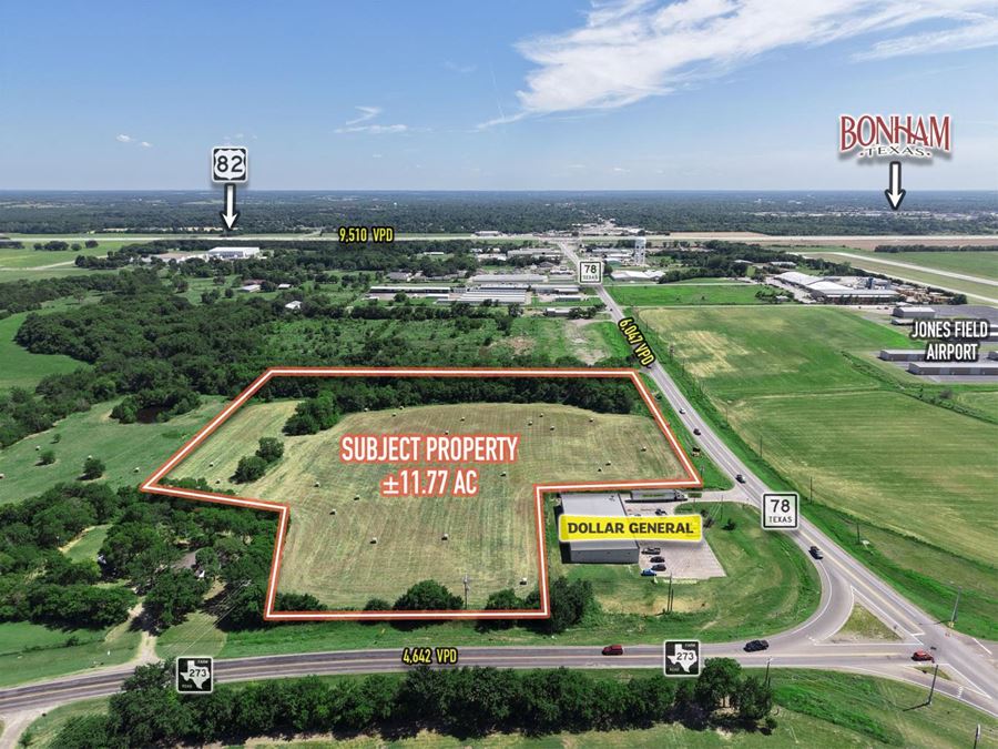 ±11.77 AC | HWY 78 | BONHAM