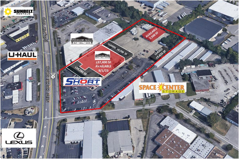 Retail/Warehouse Space 12091249 East New Circle Road, Lexington, KY