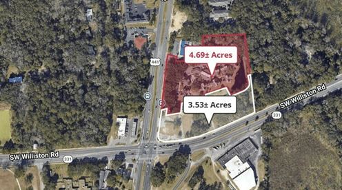 Two Adjacent Parcels | 4.69± Acre Redevelopment Opportunity - SW 13th Street & Williston Road