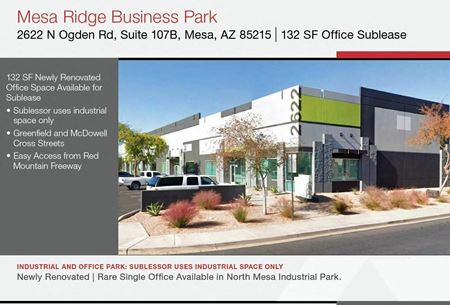 Photo of commercial space at 2622 North Ogden in Mesa