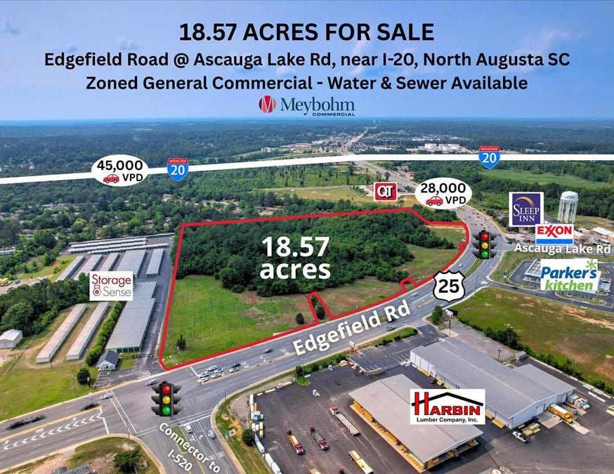 Ascauga Lake Road and Edgefield Road