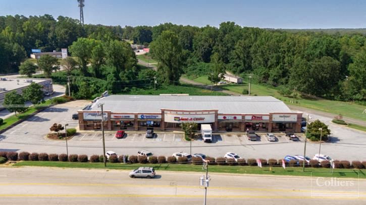 Well-positioned Retail Shopping Center on Main Street in Laurens, SC