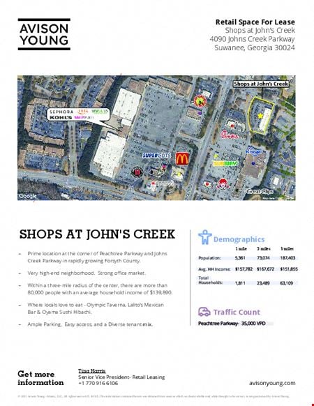 Retail space for Rent at 4090 Johns Creek Pkwy in Suwanee