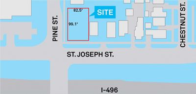 0.153 Acre-Site Pine Street & St. Joseph, Lansing, MI