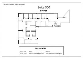 3000 SF - 6169 SF Suite 500 Office/Medical Space