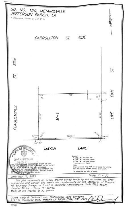 Photo of commercial space at 307 Live Oak Street in Metairie