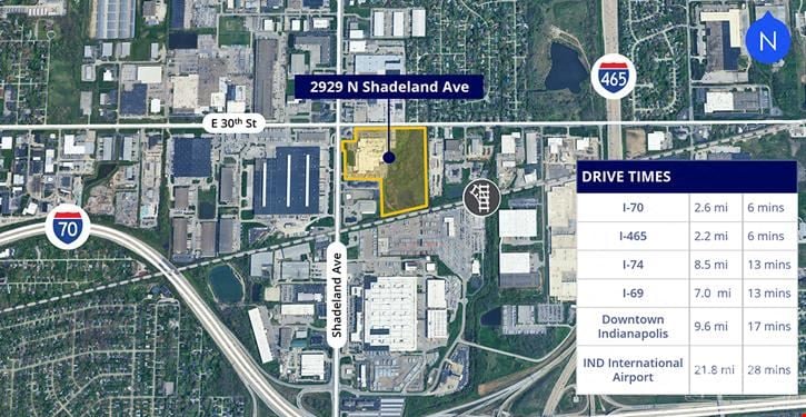 Infill Manufacturing Facility on Large Land Site with Heavy Power