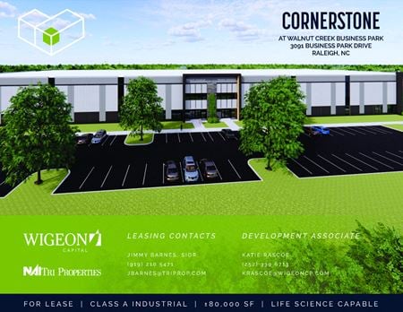 Industrial space for Rent at 3091 Business Park Drive in Raleigh