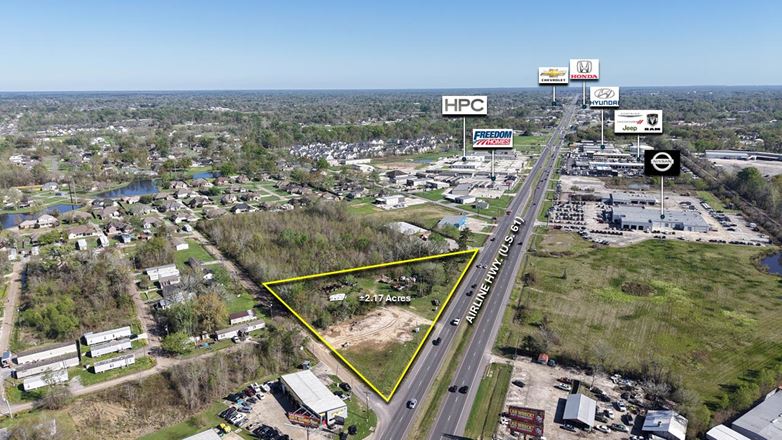 ±2.17 Acres  - 686' Airline Hwy. Frontage