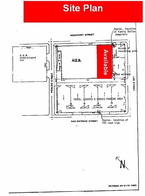 Lease Space Adjacent to HEB Grocery