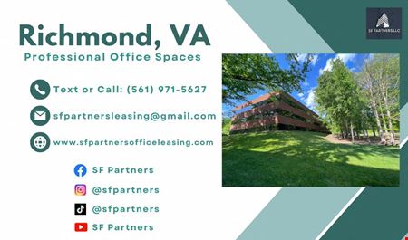 Office space for Rent at 808 Moorefield Park Drive in Richmond