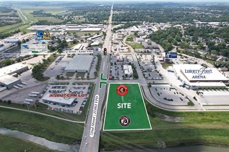 VacantLand space for Rent at NWC 72nd & P St in Omaha