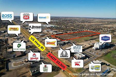 Photo of commercial space at 6.43 Acres in Duncan, OK in Duncan
