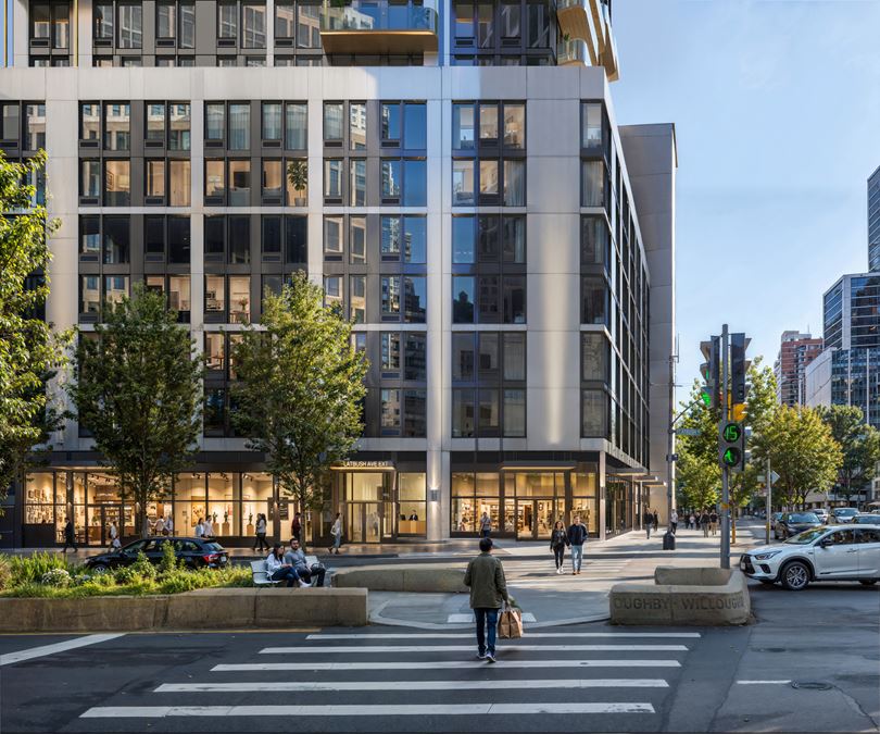 2,100 SF | 275 Flatbush Avenue Extension | Prime Vanilla Box Retail Space with Wrap Around Frontage for Lease