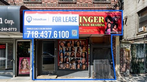 660 SF | 328 Rogers Avenue | Ground Floor Retail Space With Excellent Street Frontage & Visibility for Lease