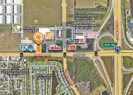 Retail space for Rent at 16991 Three Oaks Marketplace Dr in Fort Myers